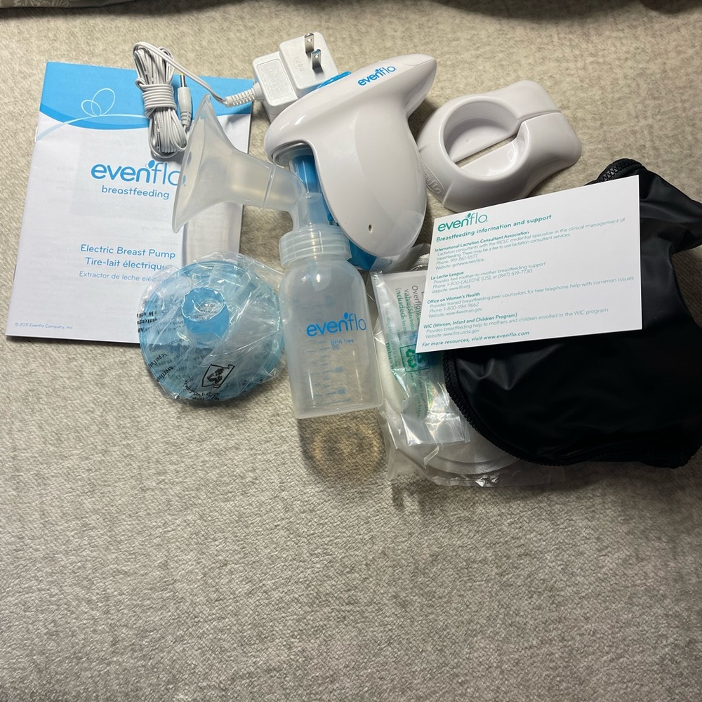 Evenflo Single Electric Breast Pump new with out box #baby